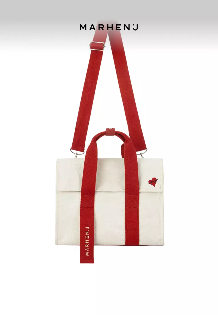 ROY MINI Canvas Crossbody Bag Heart Signal