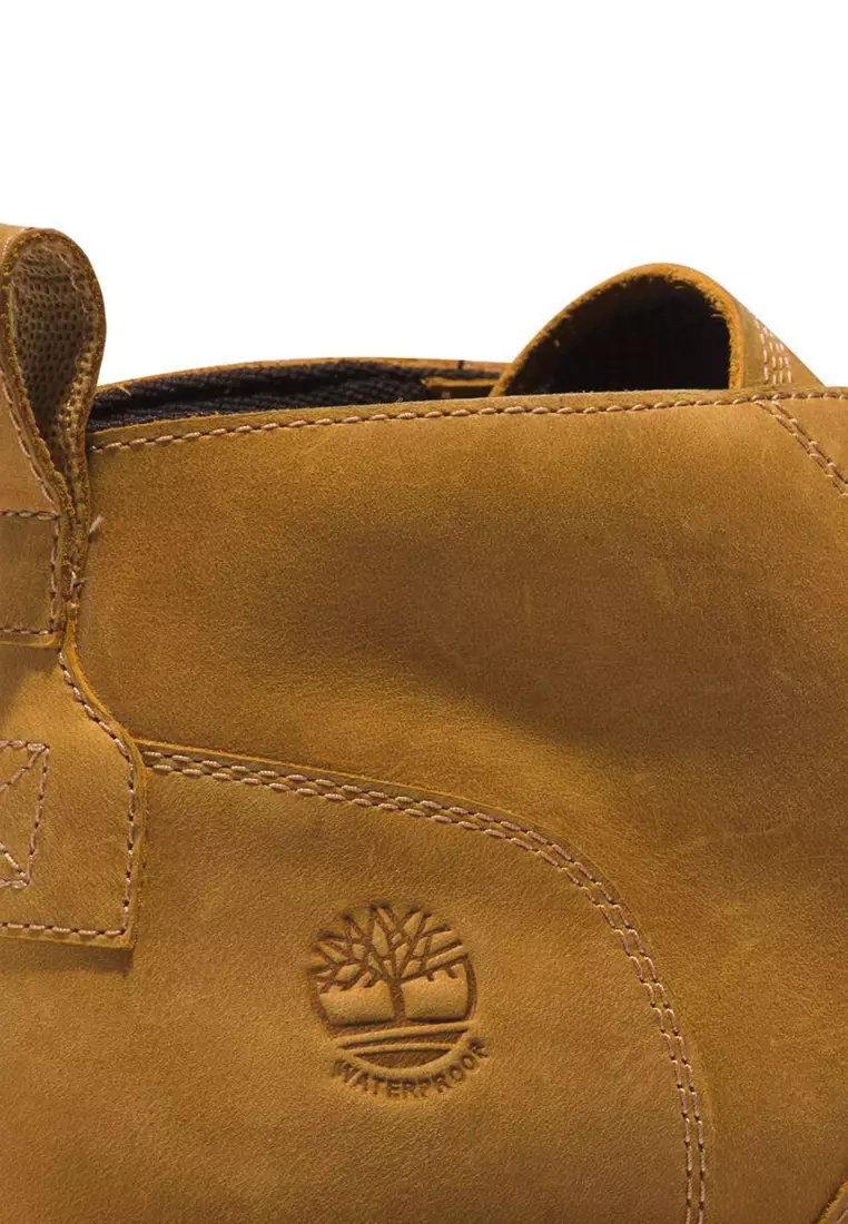 男款防水中筒休閒靴