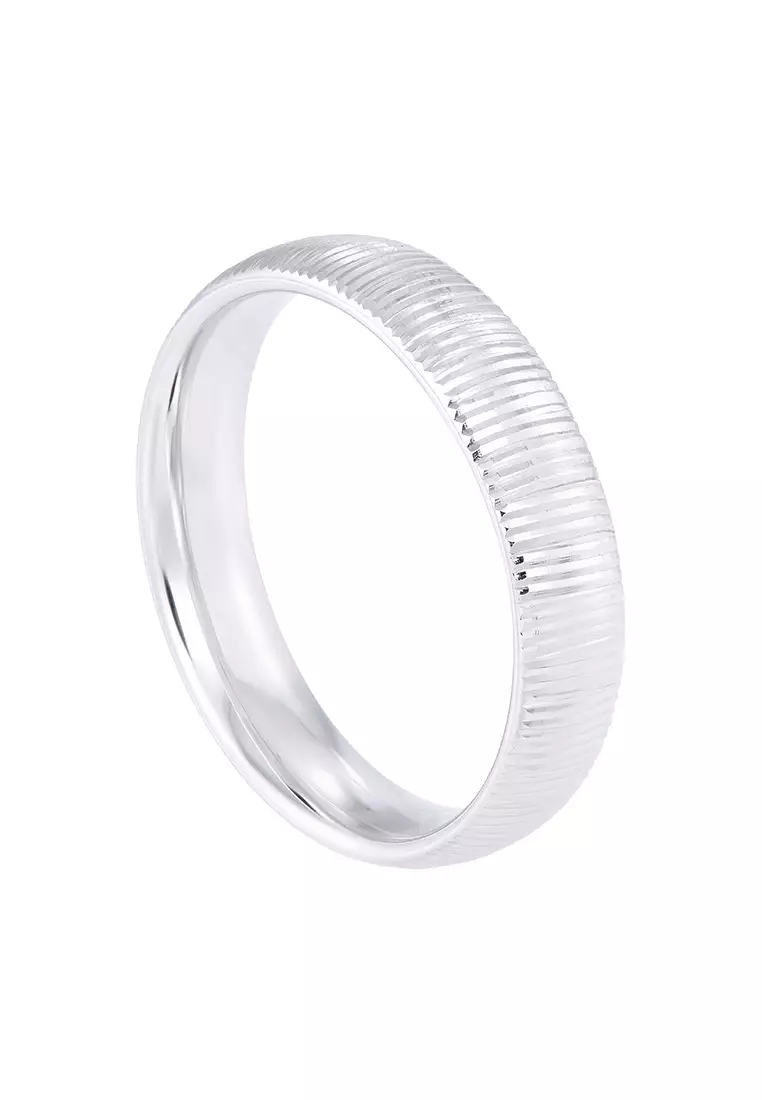 HABIB 750/18K White Gold Ring GRT812-3A
