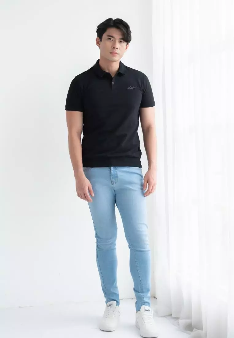 Kale HUGO BLACK / Polo Shirt Lengan Pendek Pria