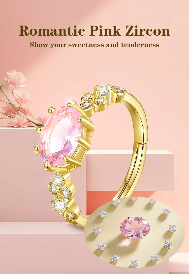 Cincin Wanita Original Wanita Korea Vintage Cewek Anti Pudar Cincin Jewellery Ring Couple Aksesoris Kotak Indah COD