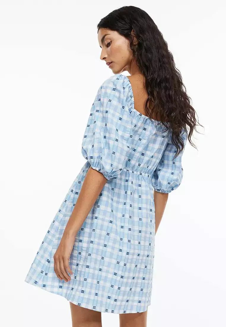 Buy H&M Puff-Sleeved Dress 2024 Online | ZALORA Philippines