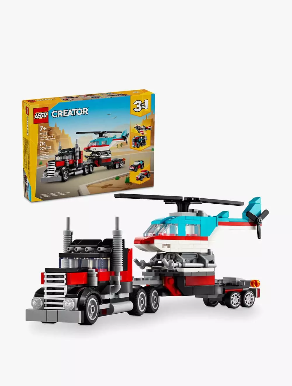 LEGO® Creator Flatbed Truck with Helicopter - 31146