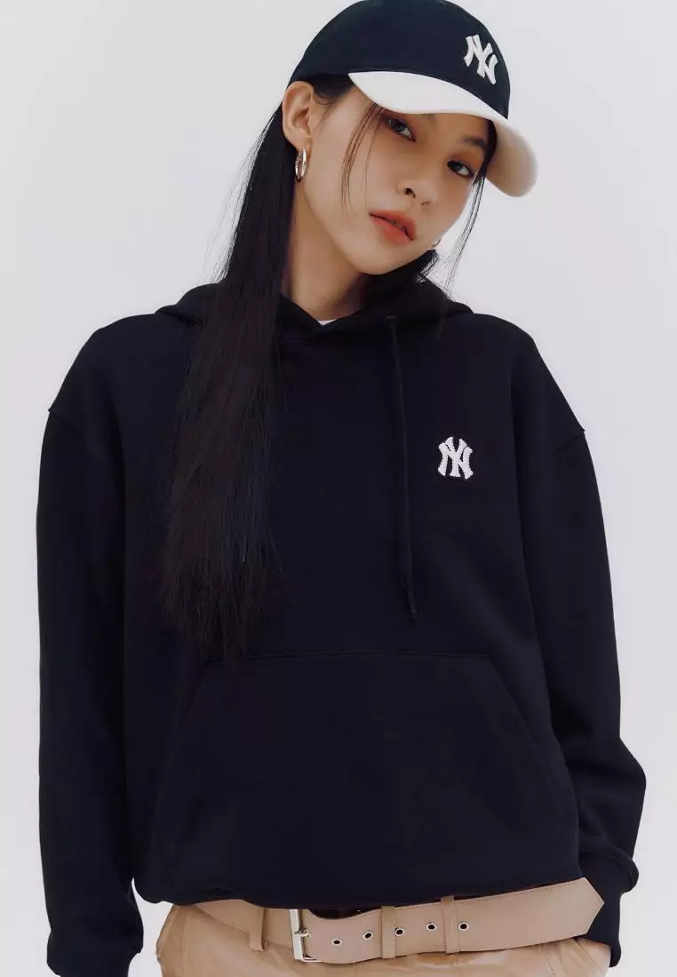 BASIC SMALL LOGO OVERFIT HOODIE NEW YORK YANKEES