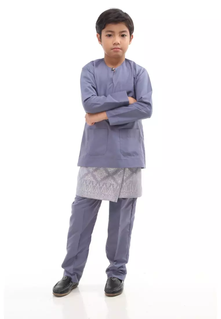 Baju Melayu Moden Teluk Belanga For Kids