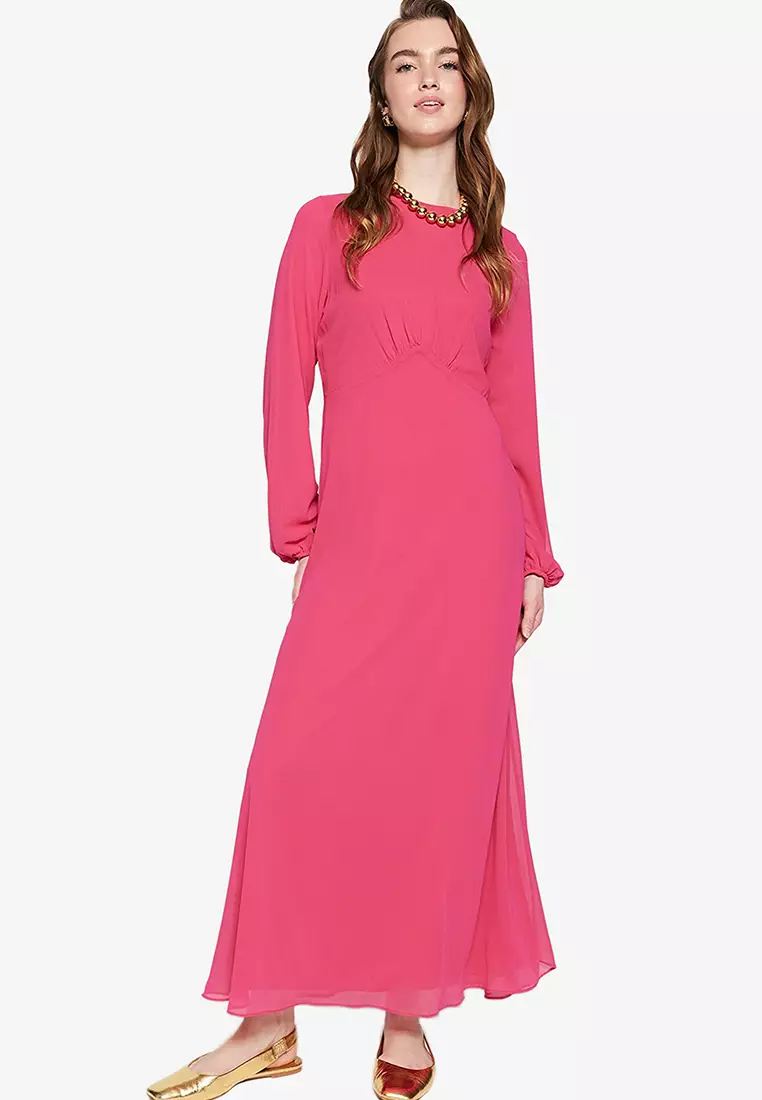 Capreze Ladies Maxi Dresses Off Shoulder Ball Gown Pleated Party Long Dress  Elegant Sleeveless Wine Red 2XL