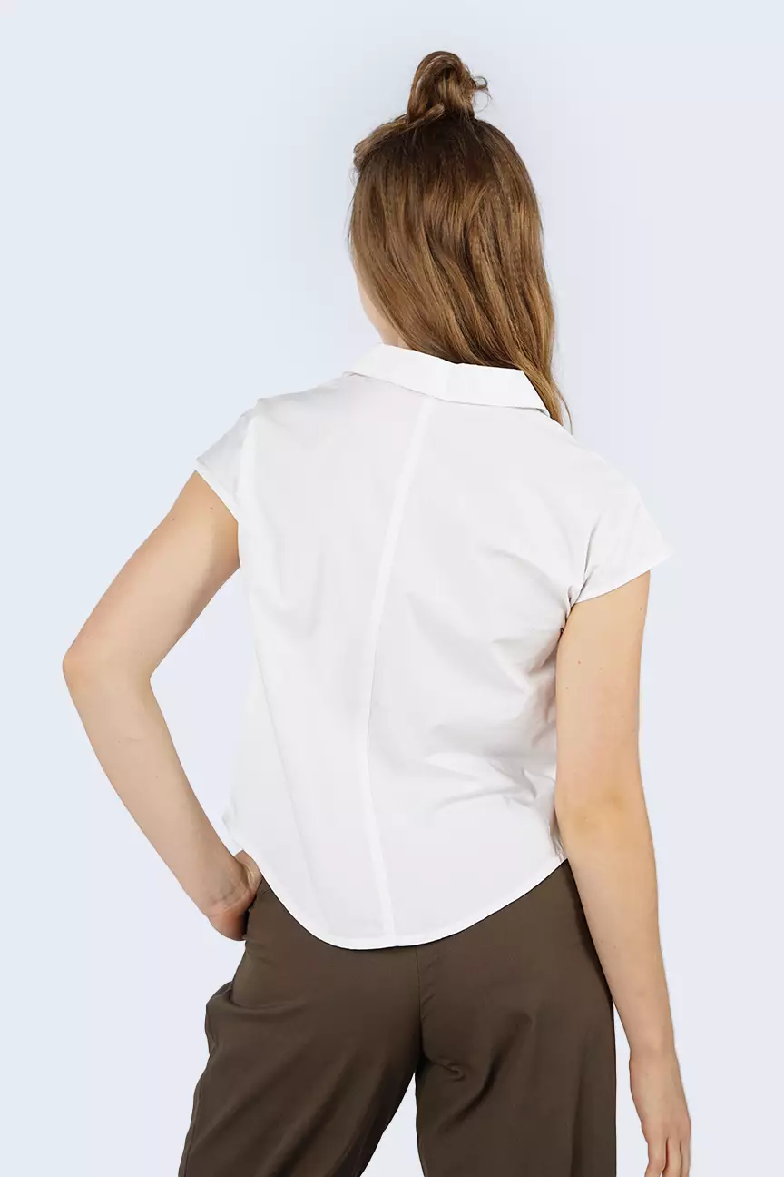 Kemeja Wanita Leony Offwhite