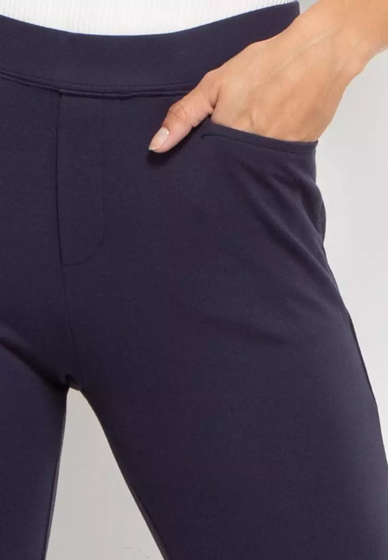 Skinny Long Pants Navy By Brilliant Girl