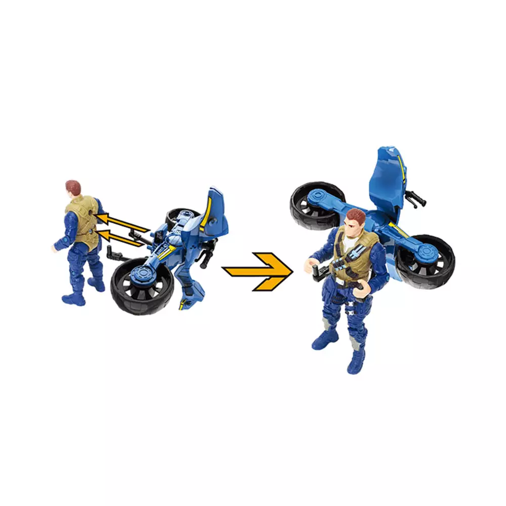 Chap Mei Set Acid Morphozor Cycle Glider - Biru