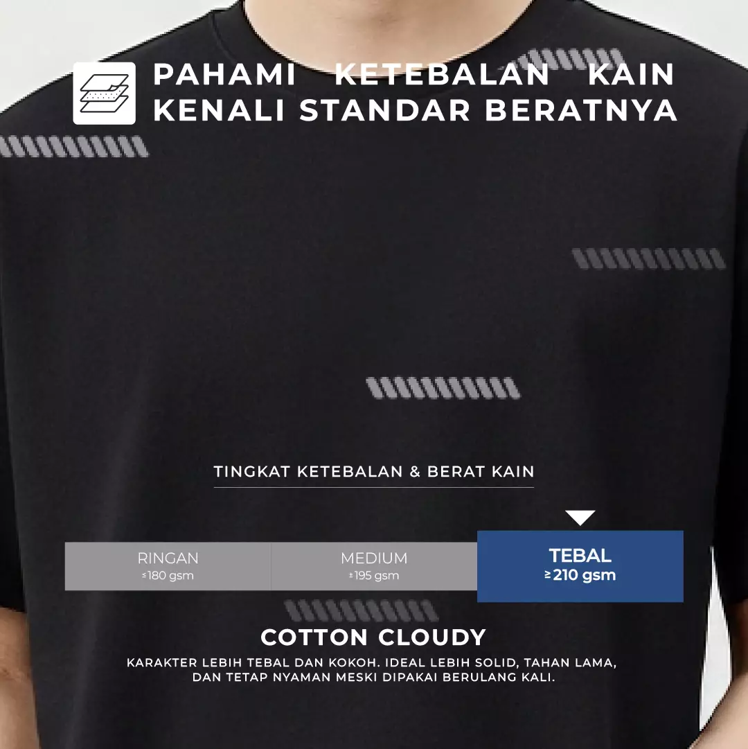 KALE NEIL BOXY FIT BLACK T-Shirt Cotton Cloudy