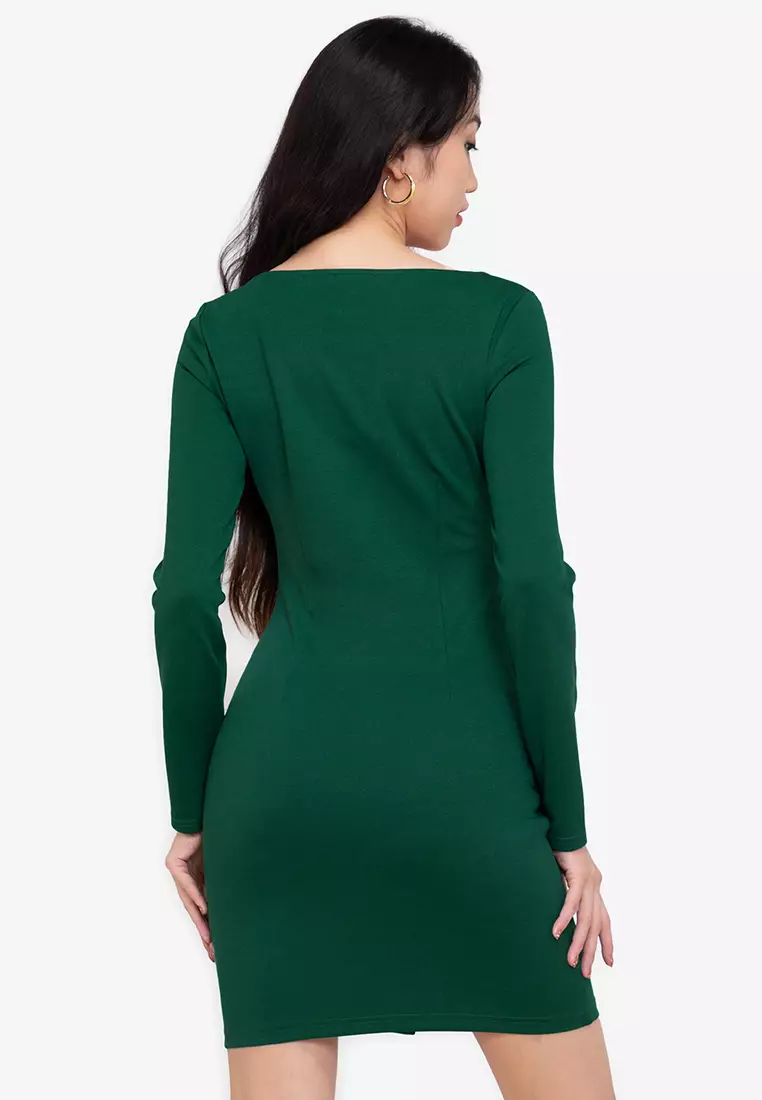 Buy ZALORA BASICS Long Sleeve Button Down Mini Dress 2024 Online