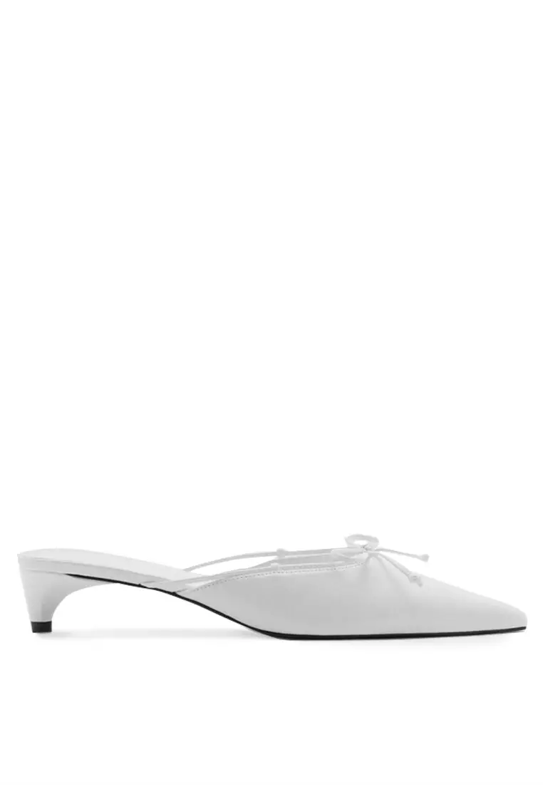 Mango Kitten Shoes With Bow Detail