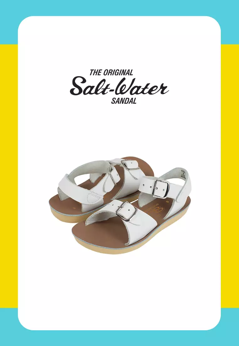 Discount on Salt-Water  shoes - SKU: Salt-Water Kids Surfer White 232