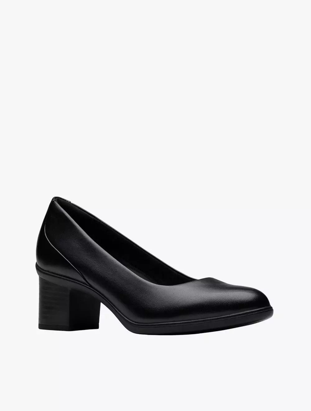 Clarks Shaya Poppy Black Leather