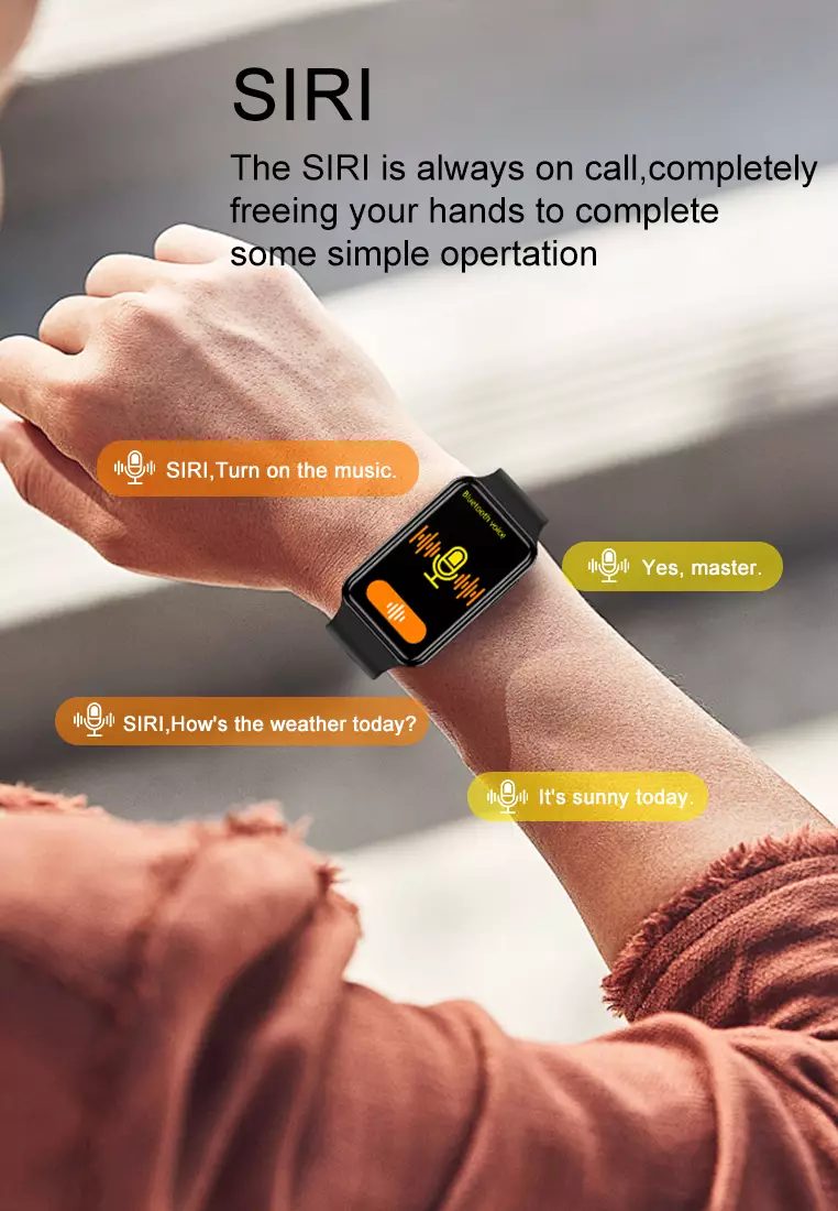 SmartBand C6Plus SmartWatch Layar Terang 1.47'' Bluetooth Multi-Sport Fitness Tracker Jam Pintar pink