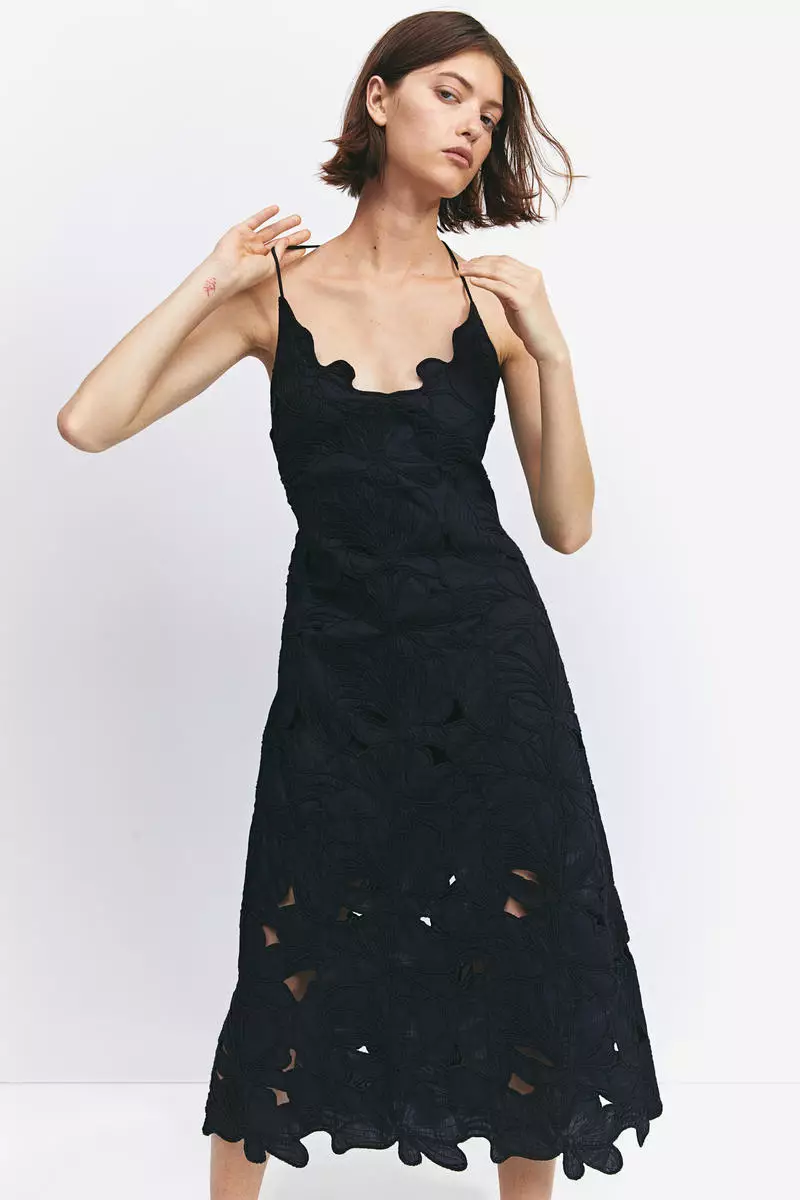 Buy H&M Embroidered dress 2023 Online ZALORA Singapore