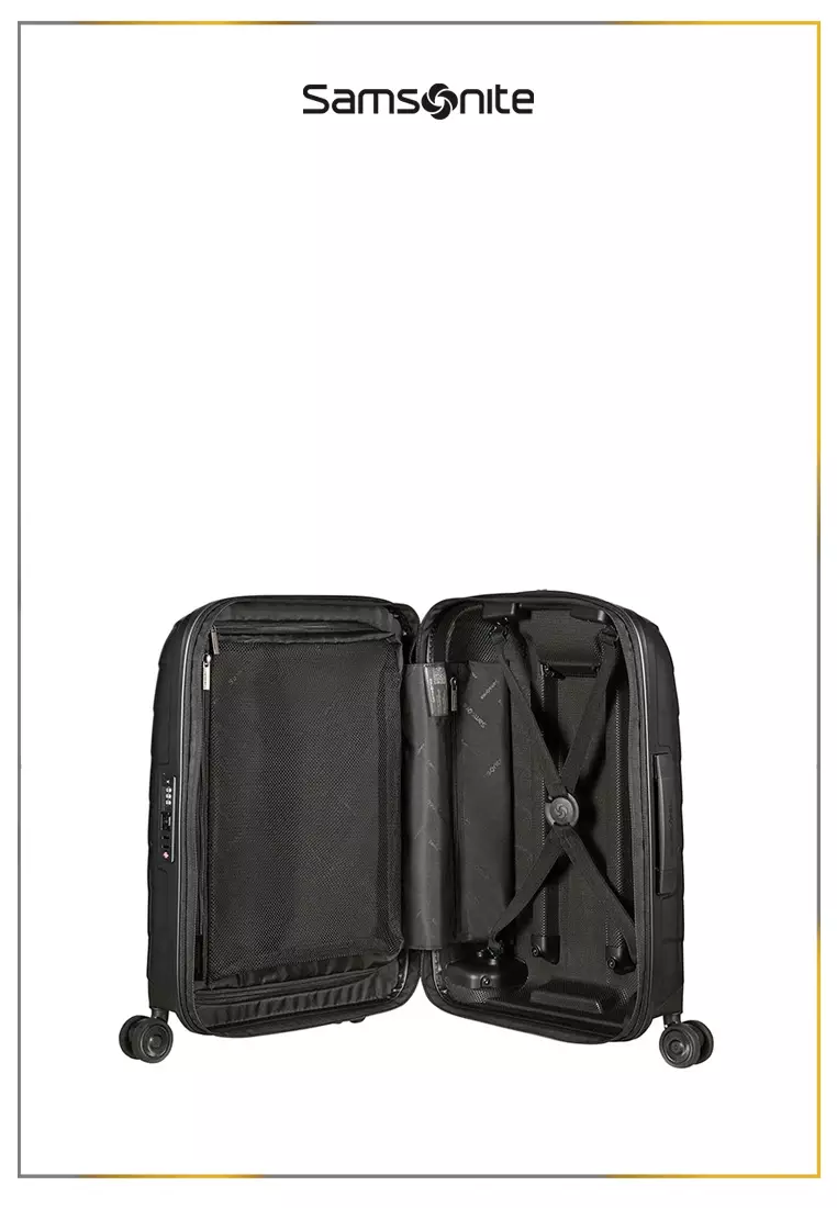 Samsonite Koper Hardcase Attrix Spinner Cabin 20 Inch Exp-Anthracite