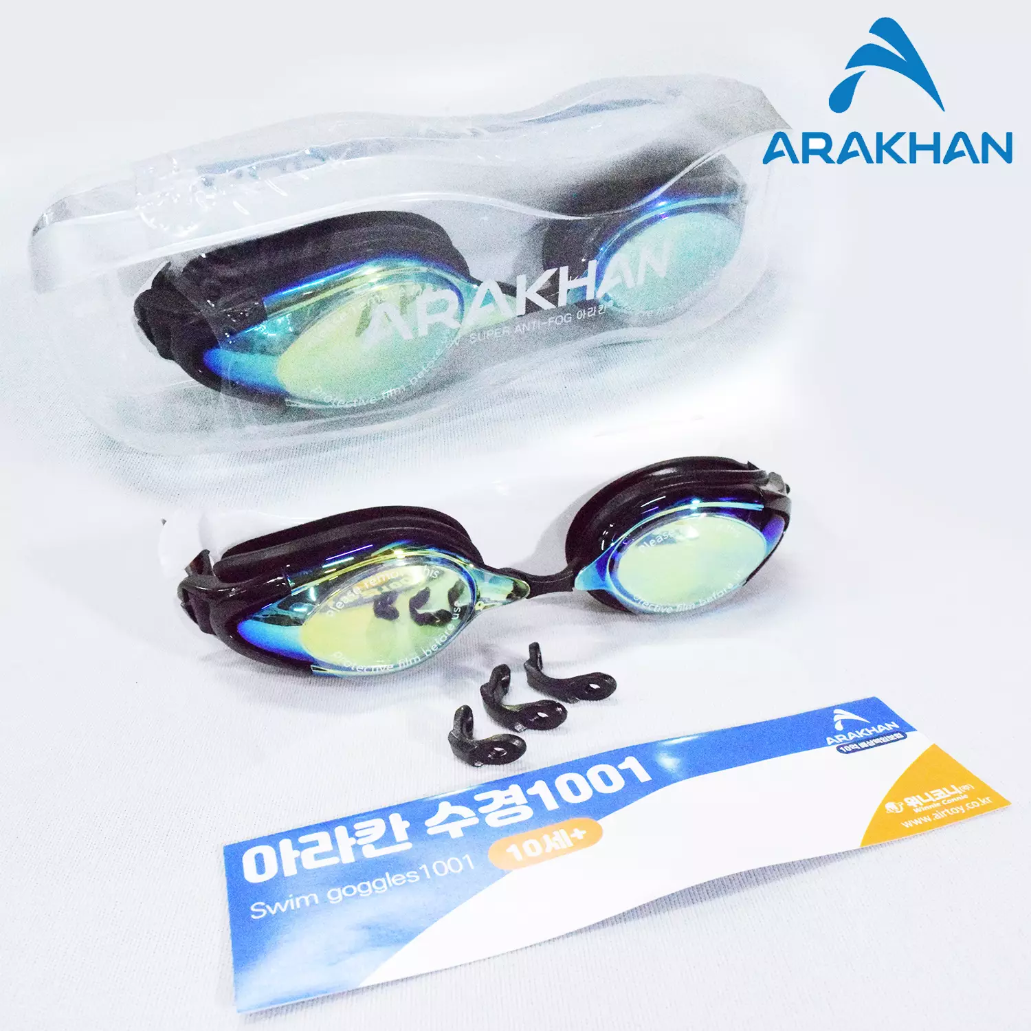 Kacamata Renang Korea Arakhan 1001 Black