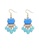 Urban Outlier blue and gold Frog Shape Gemstone Fashion Earrings 837D6AC73754EBGS_1