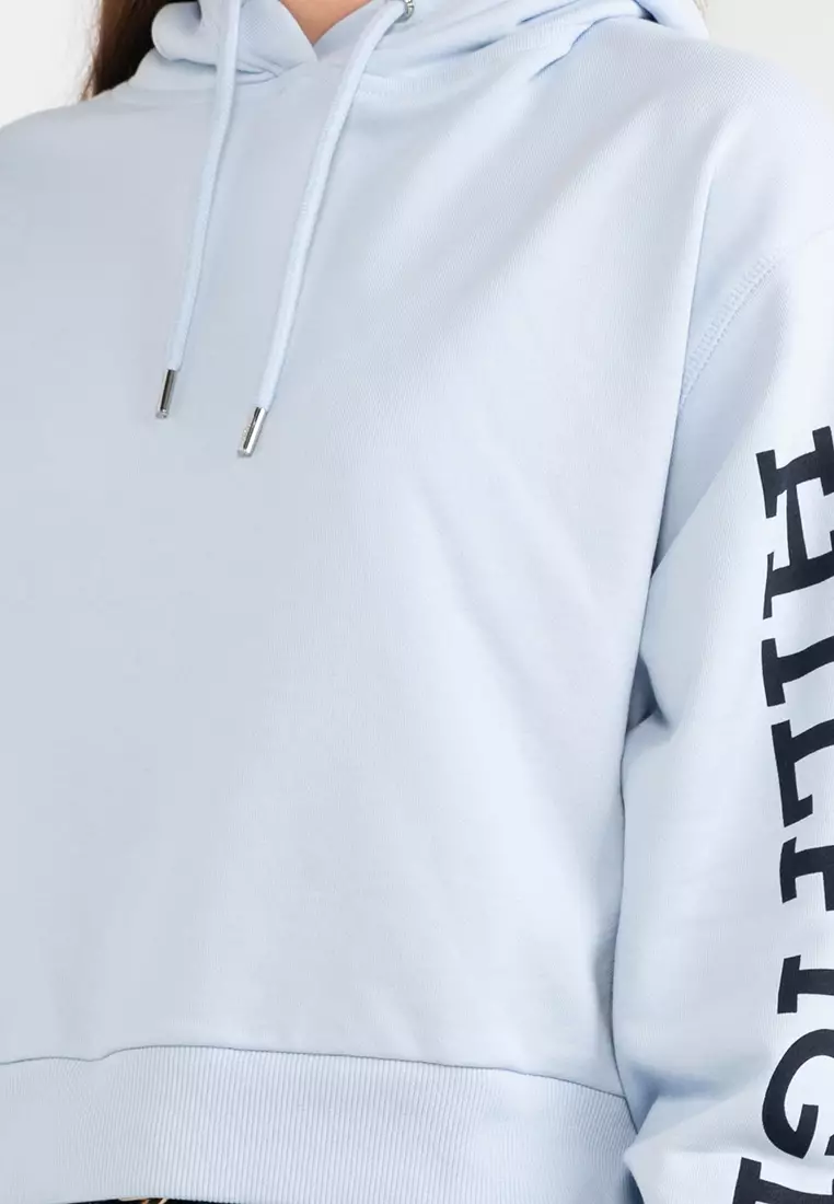 Tommy on sale cropped hoodie