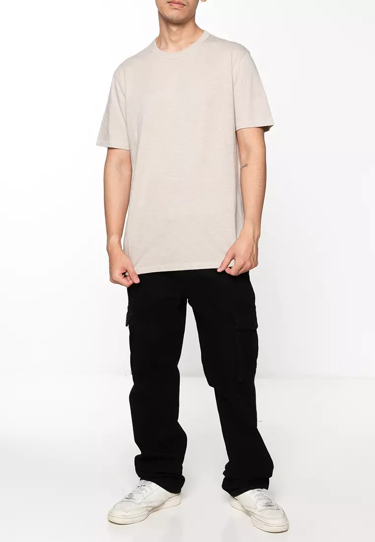 Logo Slub Cotton T-Shirt - BOSS Orange