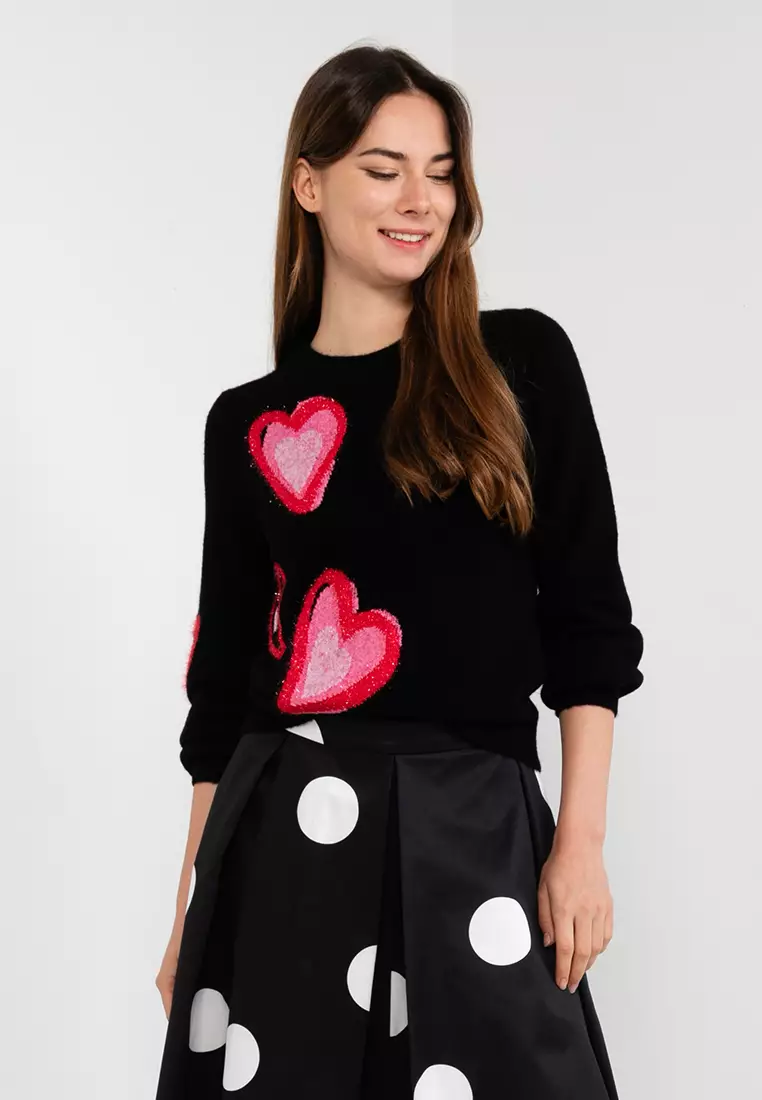 Kate spade black on sale sweater