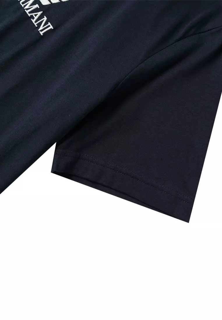 Men's T-Shirt Dark in Blue 7M000898 AF10375