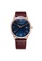 Aries Gold 褐色 Aries Gold La Oro G 9026 RG-BU Rose Gold and Brown Leather Watch 82A2BAC72247C3GS_1