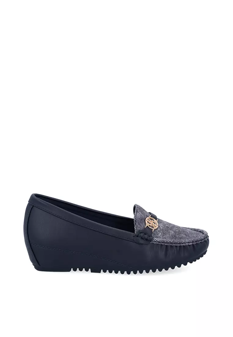 Discount on Carlo Rino  shoes - SKU: Dark Blue Vanessa Loafers