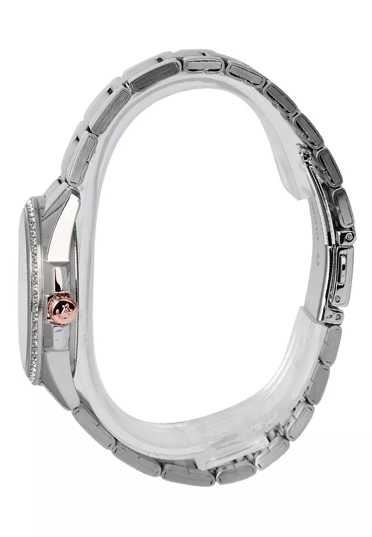 Alexandre Christie 2A49BFBSSSLRG - Jam Tangan Wanita - Silver - Stainless Steel