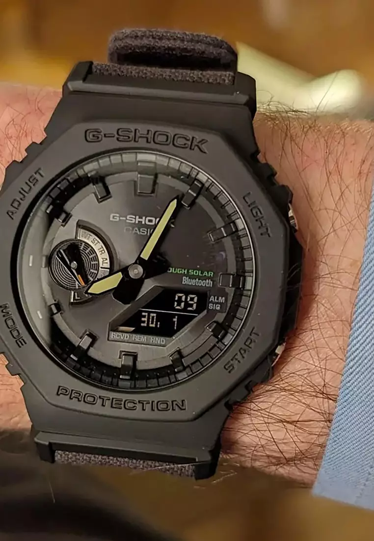 線上選購 G-Shock Men's Analog-Digital Watch GA-B2100CT-1A5 Black Cloth ...