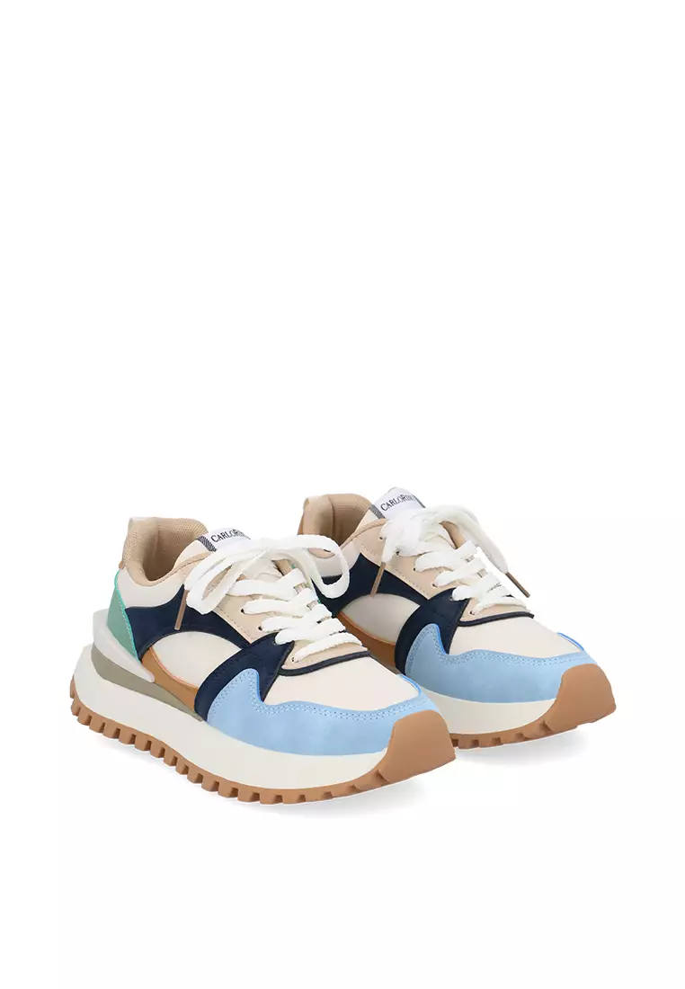 Dark Blue Montie Flair Sneakers