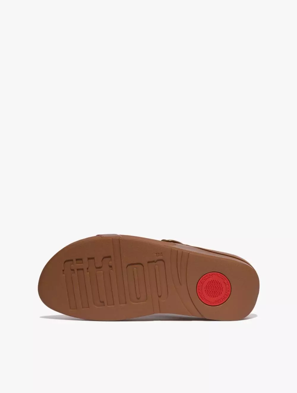 Fitflop Skinny II Leather Z-Strap Slides - Light Tan