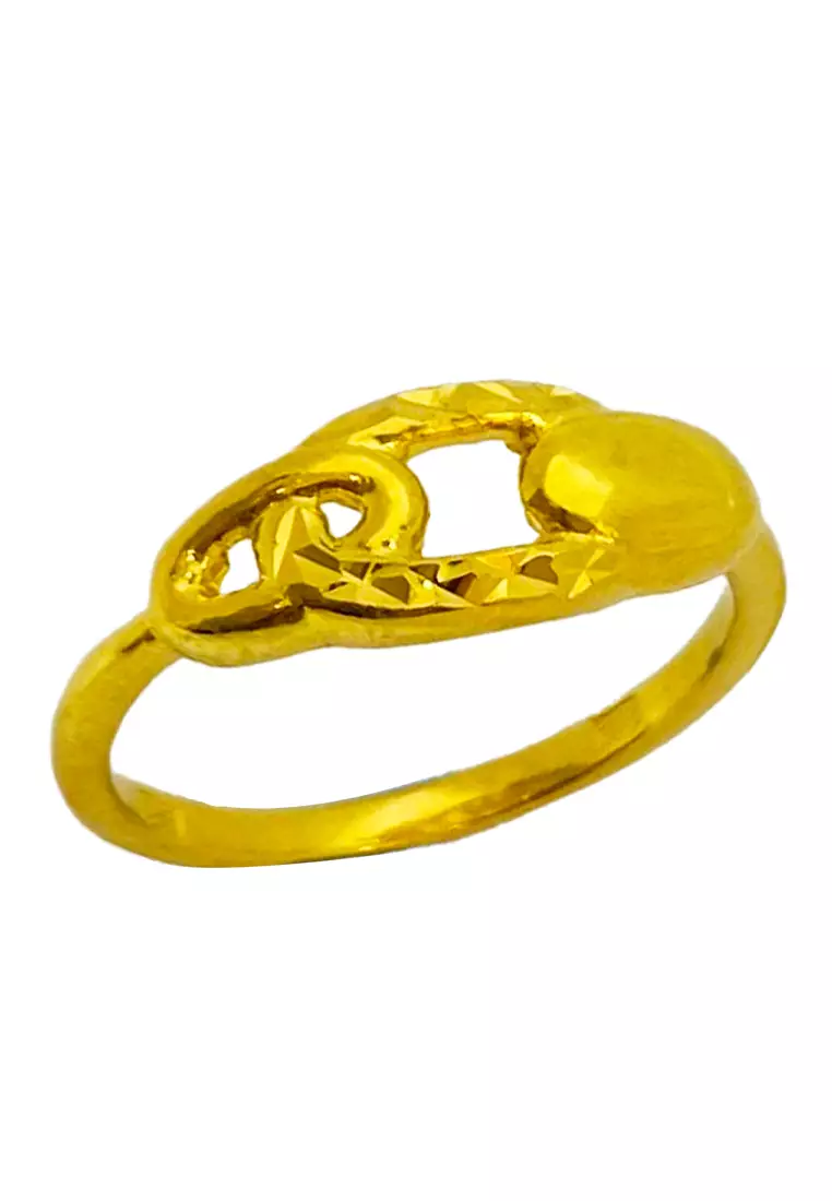 LITZ 916 (22K) Gold  Ring  LGR0139 (2.24g+/-)