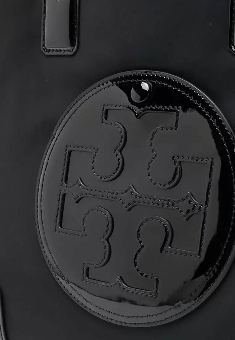 Small Ella Patent Tote Bag Black 90482