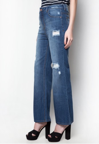 Flare Jeans with Distress