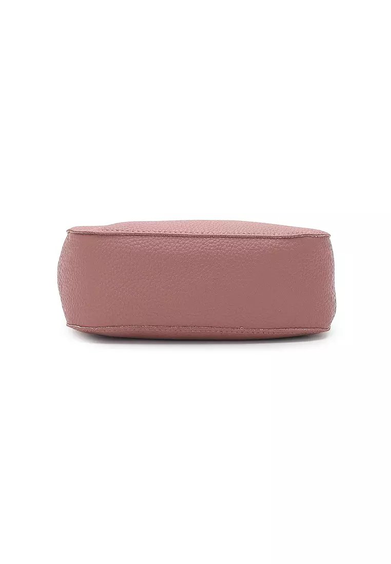 2-In-1 Sling Bag & Zipper Pouch (二合一斜孭袋 & 小袋) - 紅色