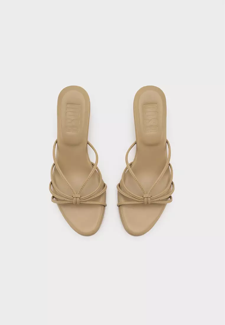 KNOTTED CLOUDFOAM LOW WEDGE HEEL 細帶編織云朵泡沫楔型拖鞋