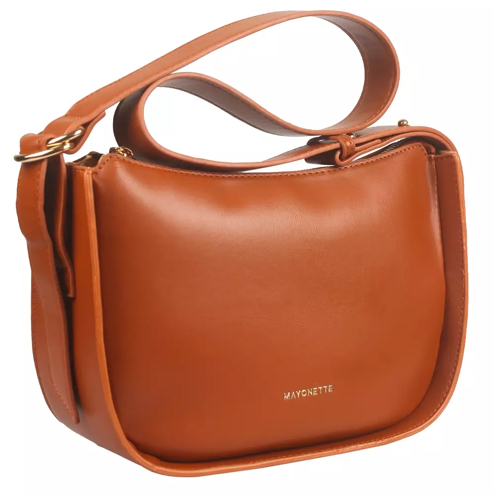 MAYONETTE Luxury Ava Shoulder Bag - Tas Bahu Wanita Import Premium - Brown