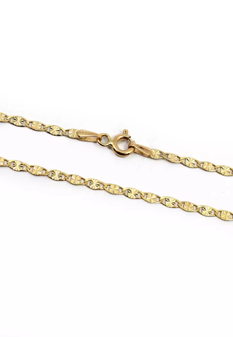 18K Italian Made Yellow Gold Necklace