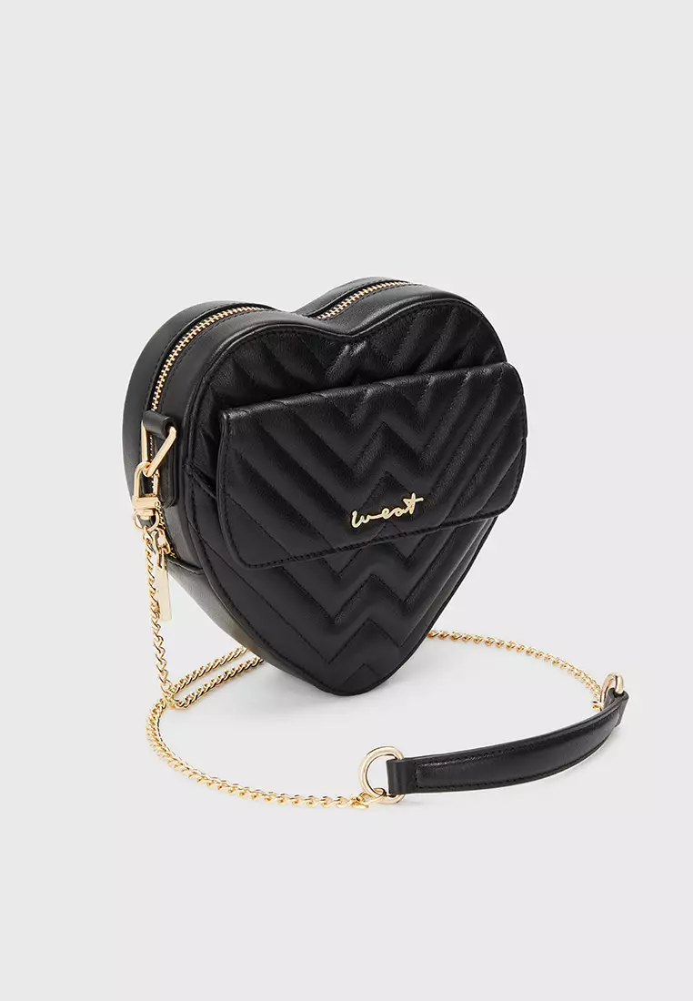 Buy WEAT Heart Bag Black 2024 Online ZALORA Singapore