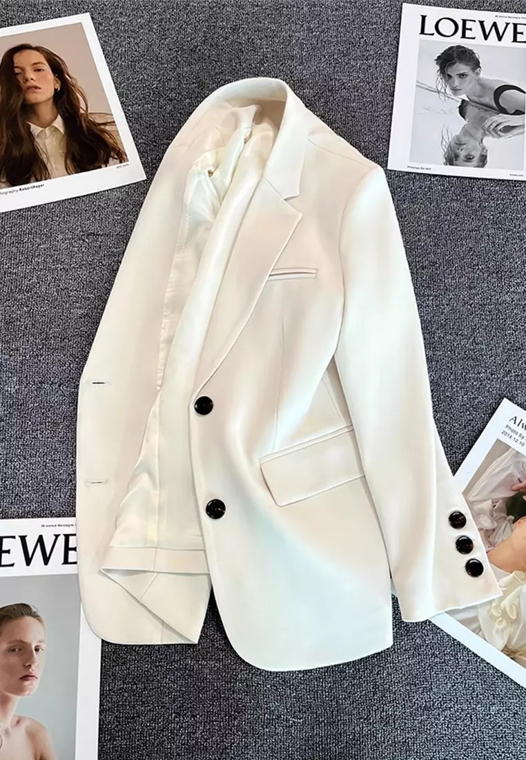 2025 Autumn Korean Style New Loose Straight Jacket CA25102418W