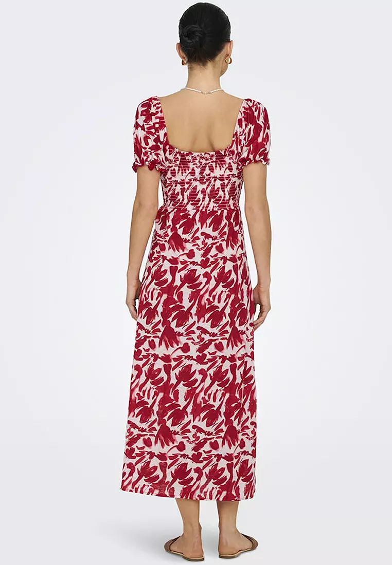 Zoey Short Sleeve Smock Dress