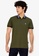 Santa Barbara Polo & Racquet Club green Plain Polo Shirt 742F4AA9D6525DGS_1