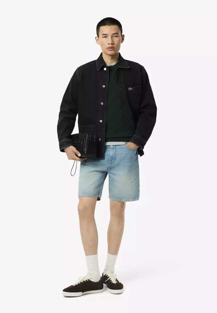 Monochrome Crew Neck Cotton Sweater
