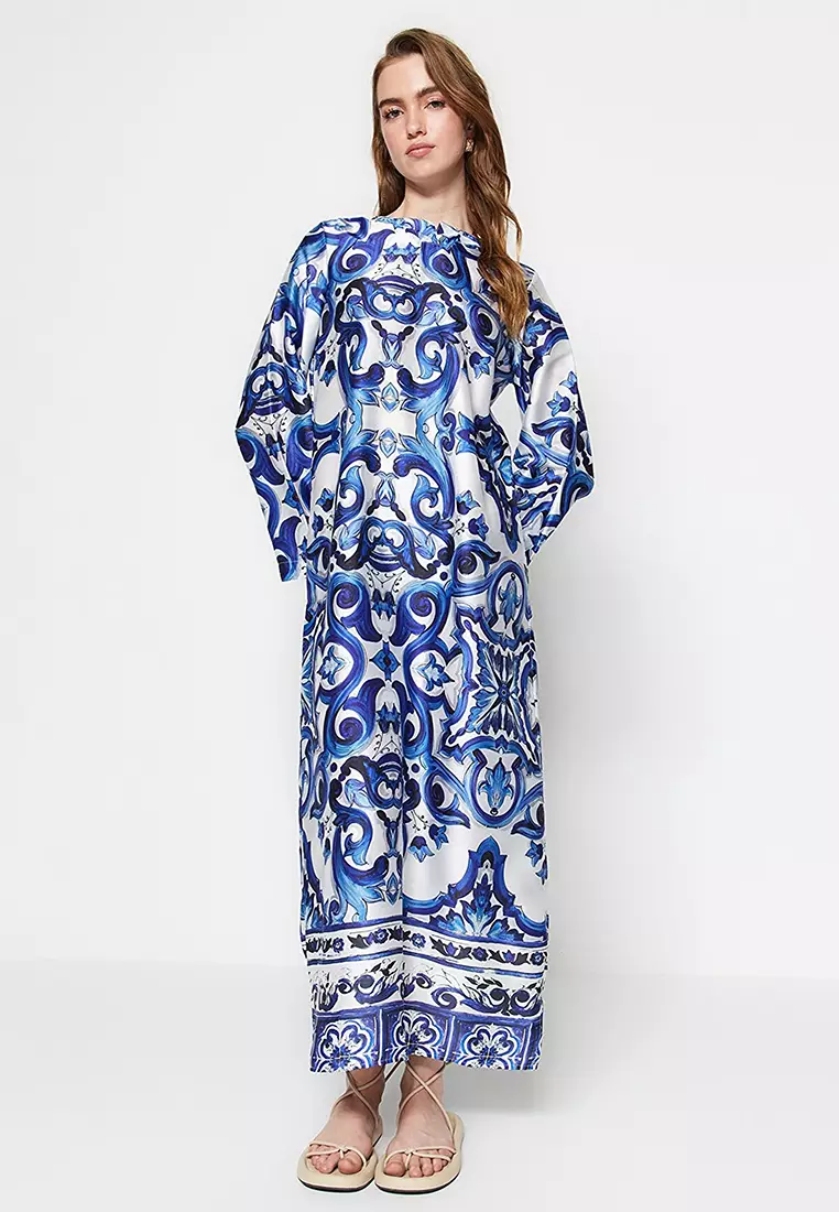 Buy Trendyol MODEST Print Dress Online | ZALORA Malaysia