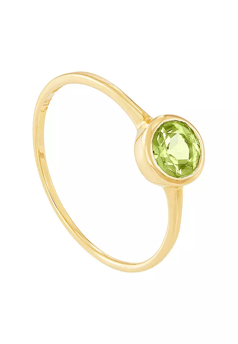 HABIB Peridot Gemstone Ring in 375/9K Yellow Gold A05830724-PDOT(YG)