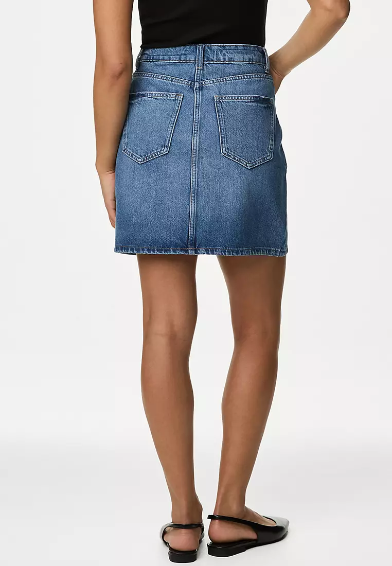 Denim Mini Skirt