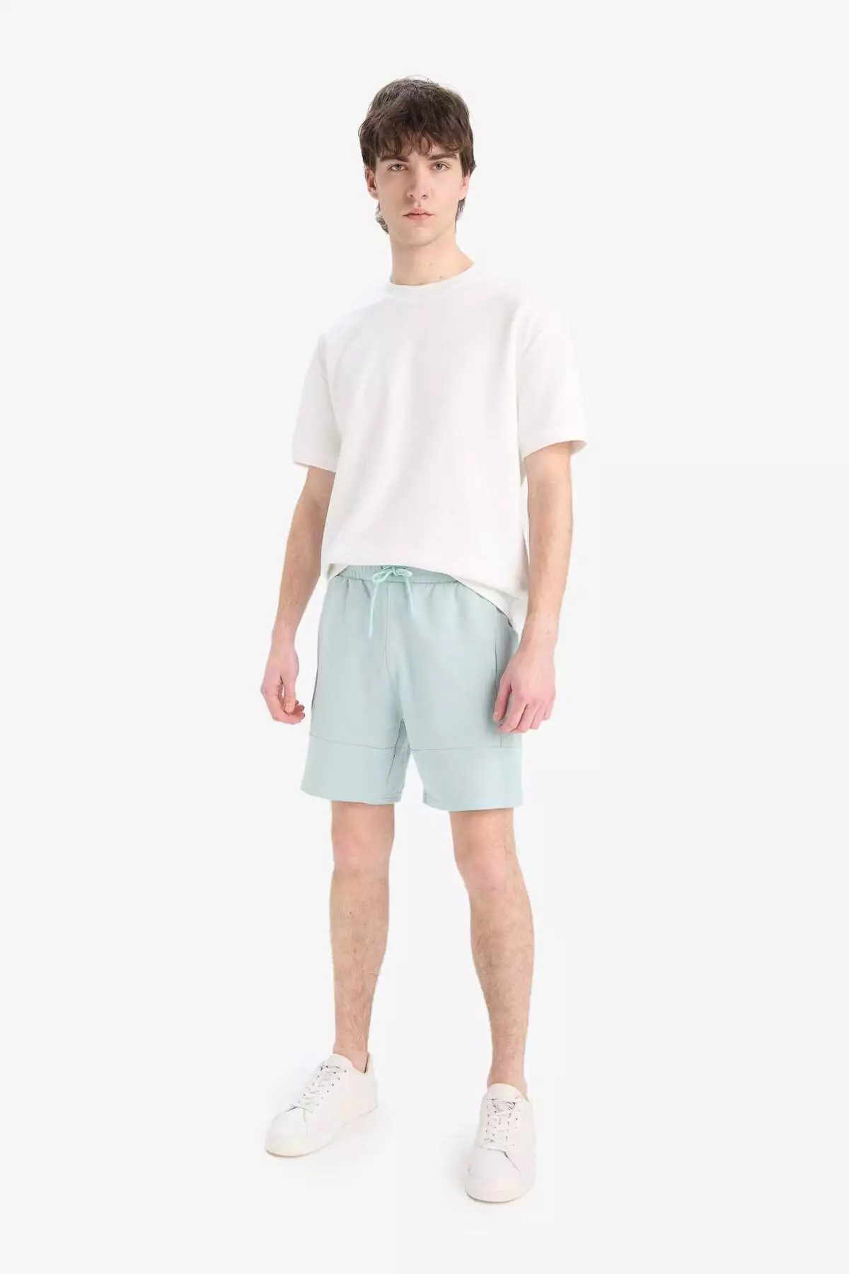 Slim Fit Slim Fit Skinny Leg Basic Straight Shorts B8674Ax25Sp