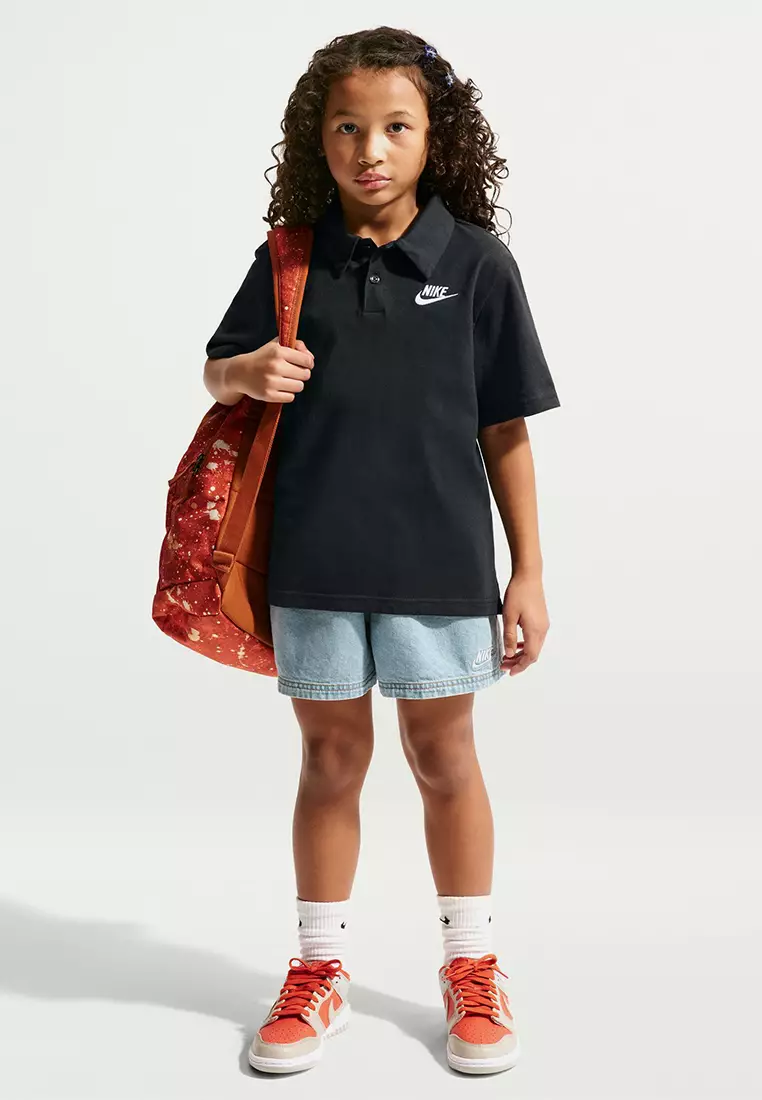 Sportswear Club Big Kids' Unisex Knit Short-Sleeves Polo Shirt